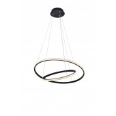 Cossata Twin Ring LED Pendant-Crystal Acrylic